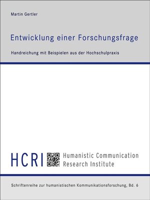 cover image of Entwicklung einer Forschungsfrage
